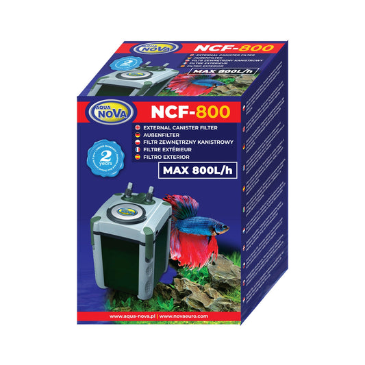 AquaNova NCF-800 Außenfilter – Original-Herstellerbild, Quelle aqua-nova.pl
