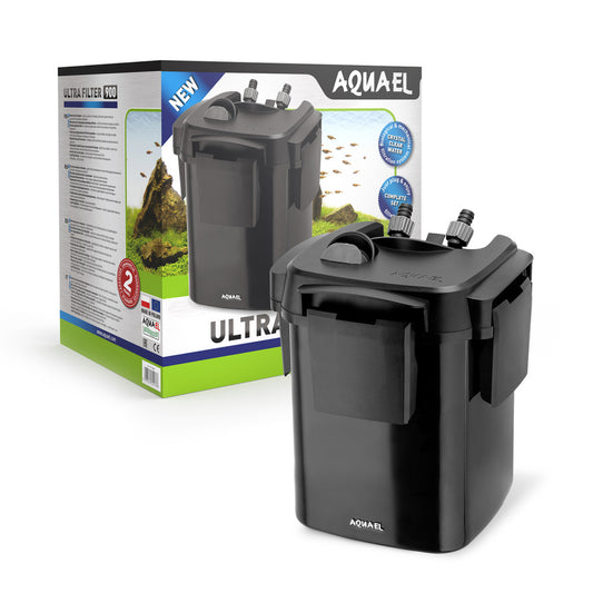 Aquael ULTRA 900 Außenfilter – Originalproduktfoto aus dem Aquael-Herstellershop, mit Verpackung