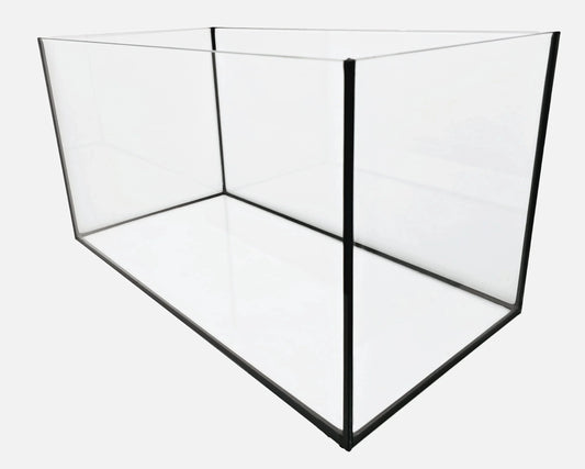 Aquarium 76x38x35cm für Kallax Regal 101 Liter schwarz