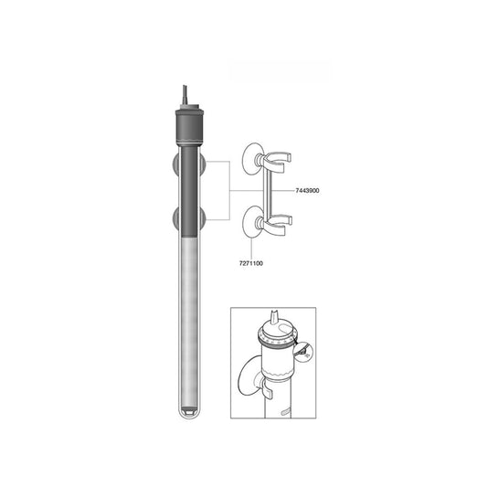 EHEIM Doppelsaughalter für Jäger-Heizer 7443900