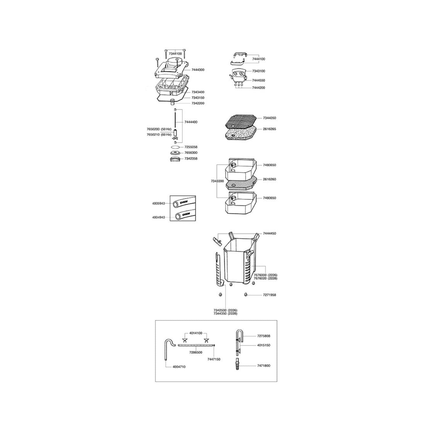 EHEIM Schlauchhalter 7444100