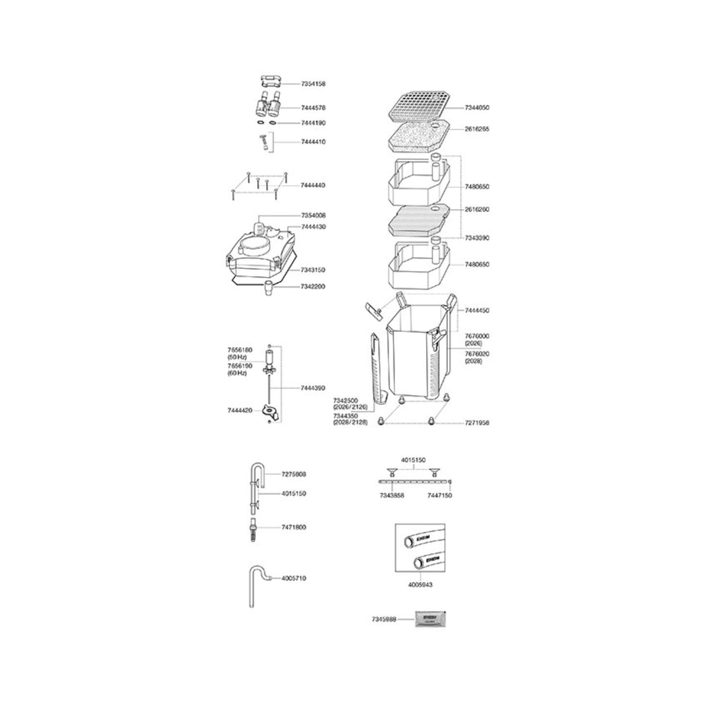 EHEIM Adapter komplett 7444578