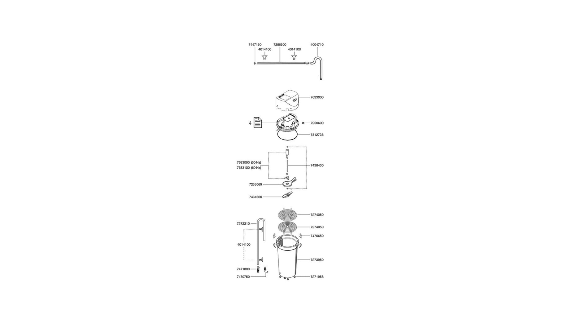 EHEIM Pumpendeckel 7253069