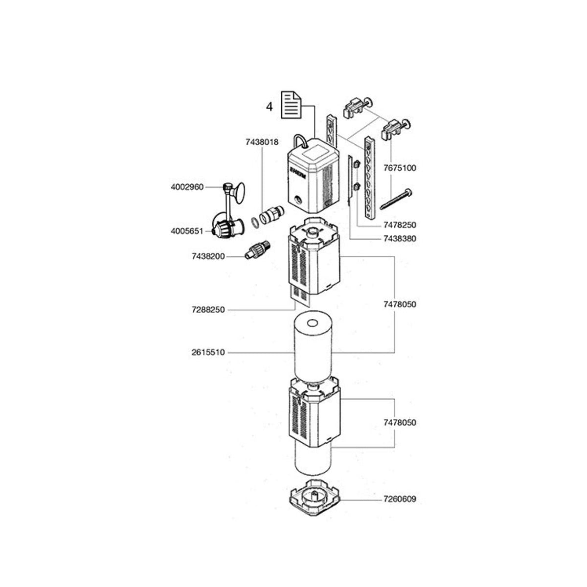 EHEIM Anneau de fixation 7259209