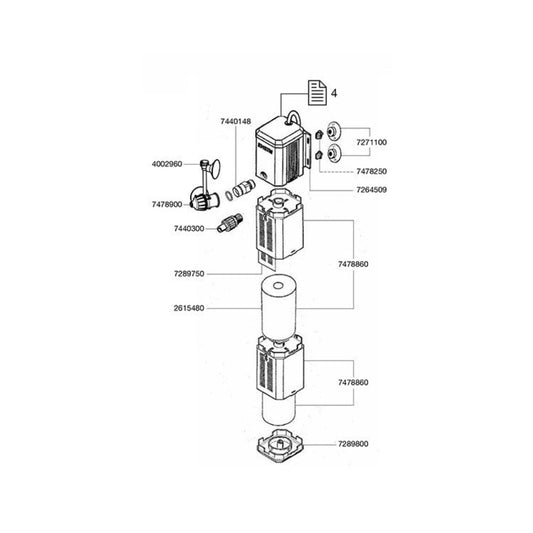 EHEIM Befestigungsplatte 7264509