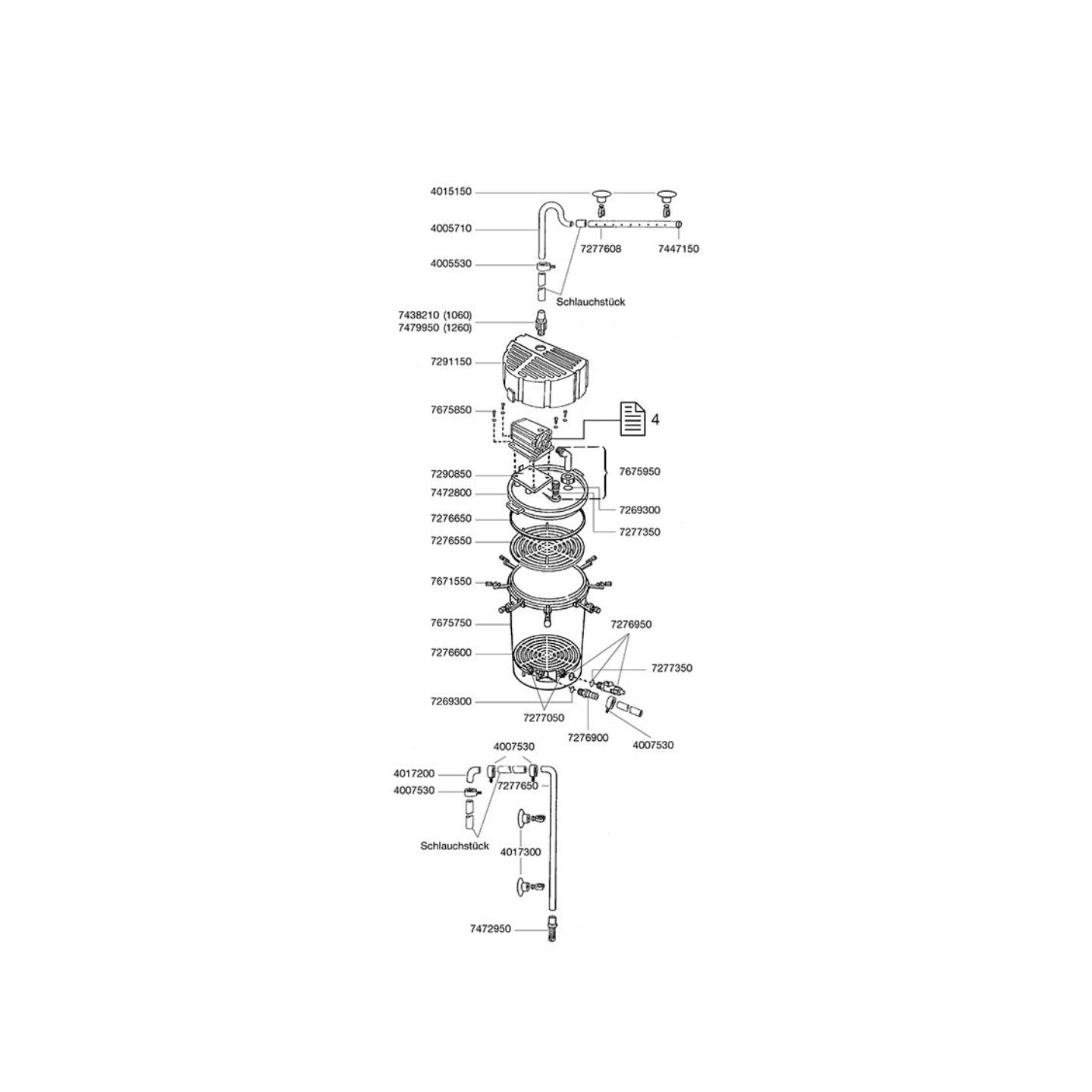 EHEIM Oberes Gitter 7276550