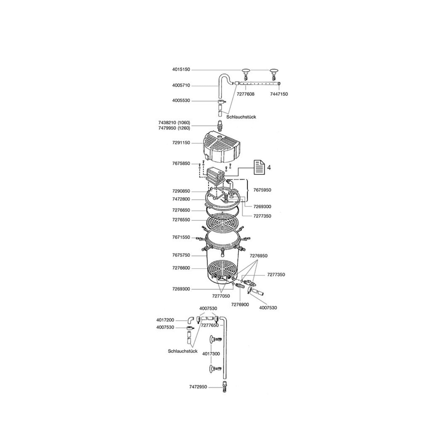 EHEIM Unteres Gitter 7276600
