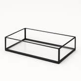 Aquarium 30x20x12cm / 7,2 Liter schwarz