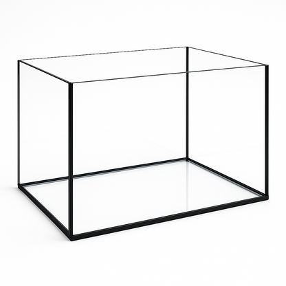 Aquarium 60x30x35cm / 63 Liter schwarz
