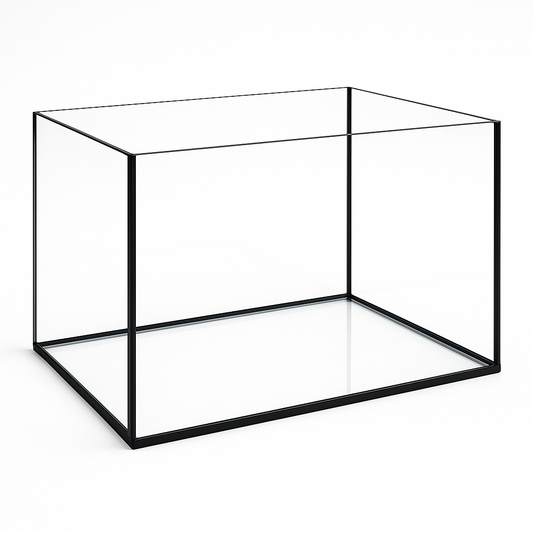 Aquarium 60x30x35cm / 63 Liter schwarz