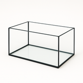 Aquarium 30x20x15cm / 9 Liter schwarz