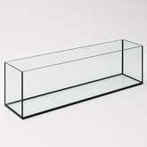Aquarium 100x20x30cm / 60 Liter schwarz