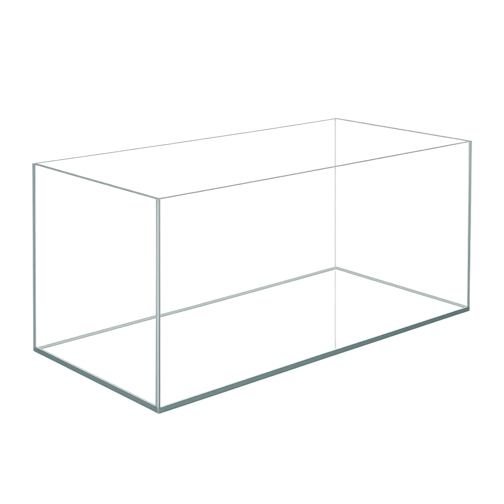 Aquarium 100x40x40cm / 160 Liter transparent