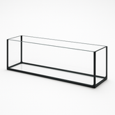 Aquarium 30x15x15cm / 6,7 Liter schwarz
