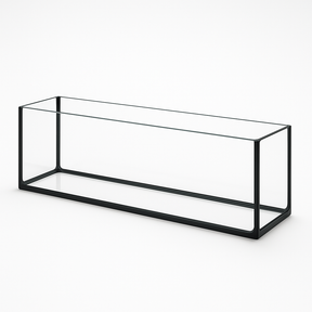 Aquarium 30x15x15cm / 6,7 Liter schwarz