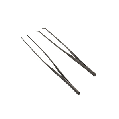 Aquarium Edelstahl Pinzette 2er Set Terboven Aquaristik