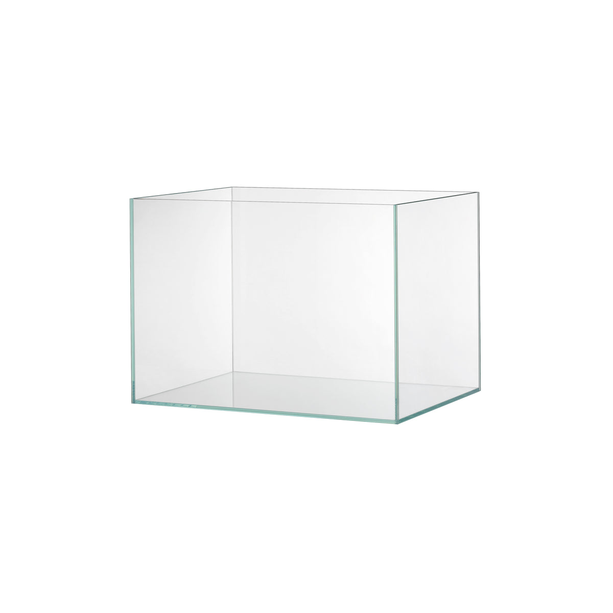 EHEIM clearTank 175 Weißglas-Aquarium – quadratische Aufnahme auf Weiß