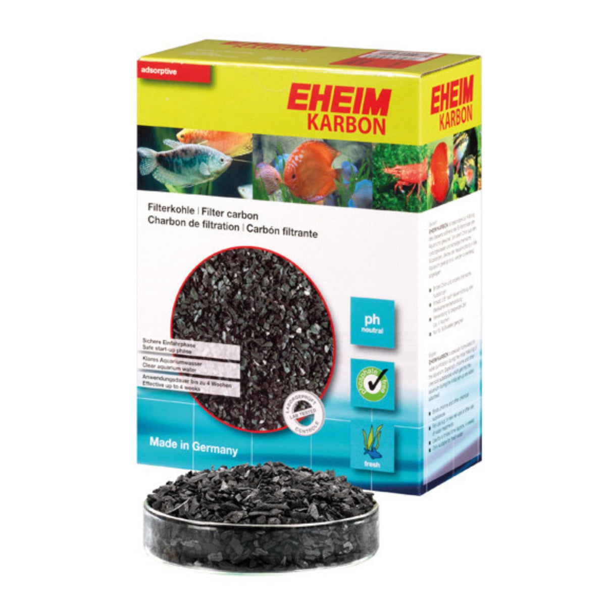 EHEIM KARBON Charbon actif de filtration pour une eau d'aquarium cristalline