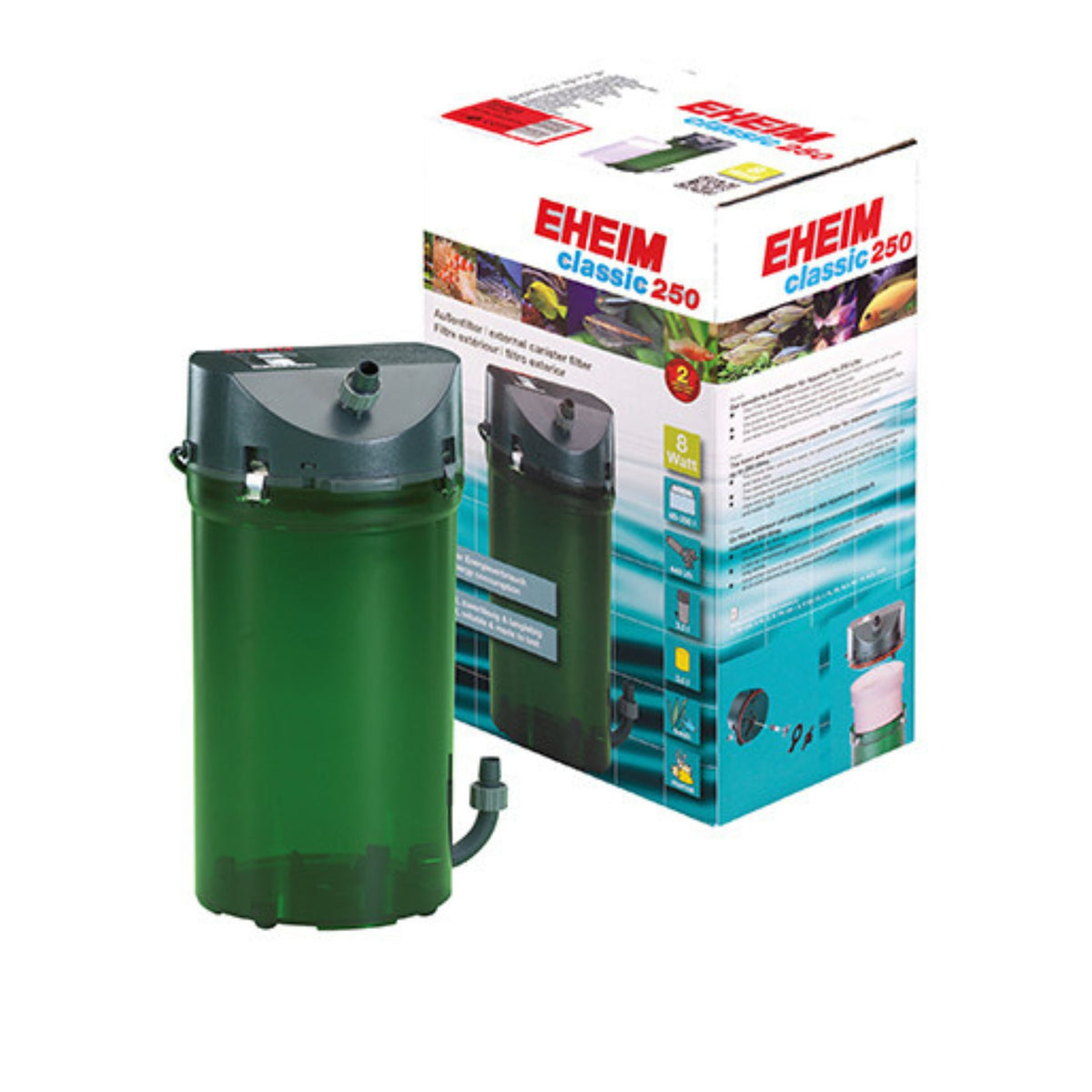 Filtre extérieur EHEIM classic 250 pour aquariums jusqu'à 250 litres (2213)
