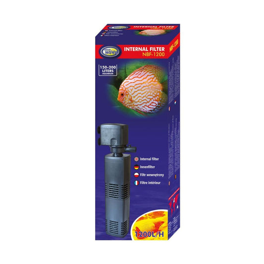 Aquanova NBF-1200 Aquarium Innenfilter 1.200l/h für Aquarien bis 200 Liter