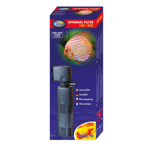Aquanova NBF-1800 Aquarium Innenfilter 1.200l/h für Aquarien bis 250 Liter