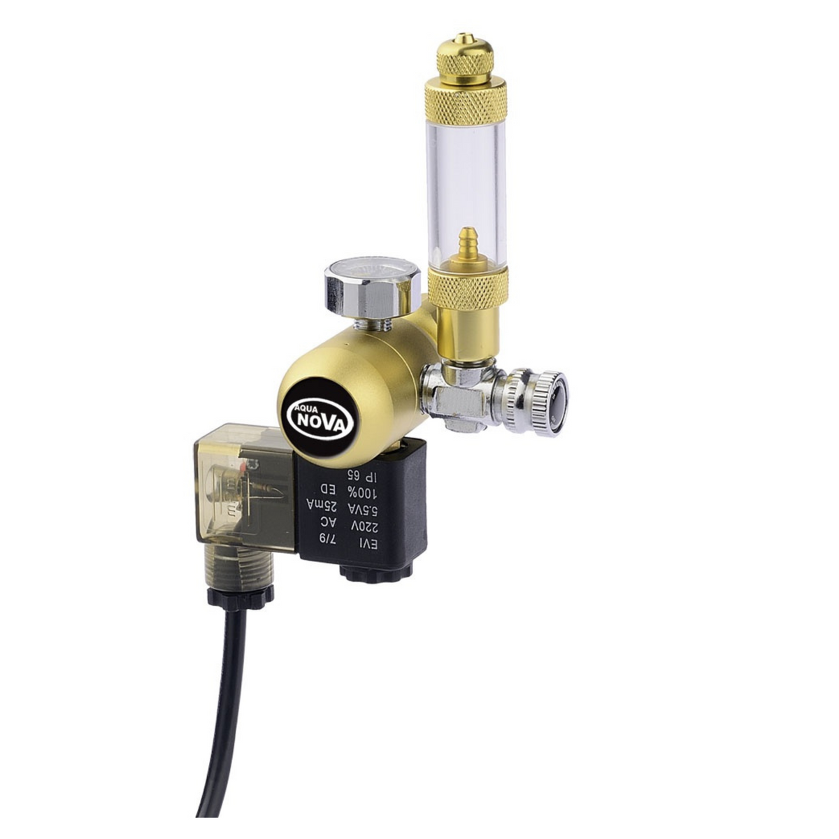 Aquanova CO₂ Druckregler Gold Serie mit Magnetventil (Nachtabschaltung)