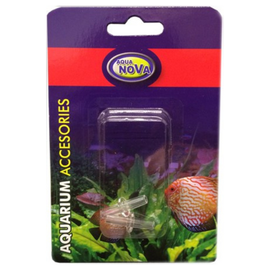 Aquanova Schlauchverbinder klar 4/6mm (2er Pack)