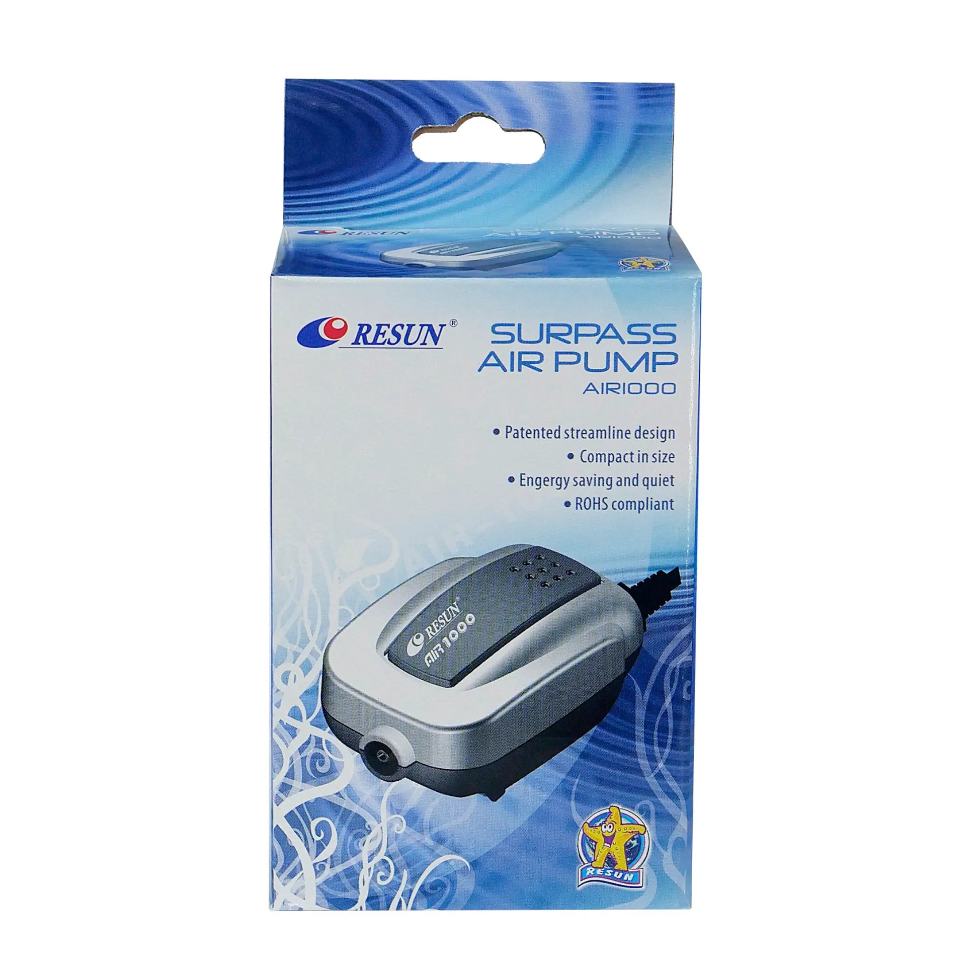 RESUN Durchlüfter, AIR1000 - 60l/h - 2Watt Terboven Aquaristik