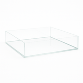 Aquarium 70x70x25cm Quader 122,5 Liter transparent -Shallow Tank