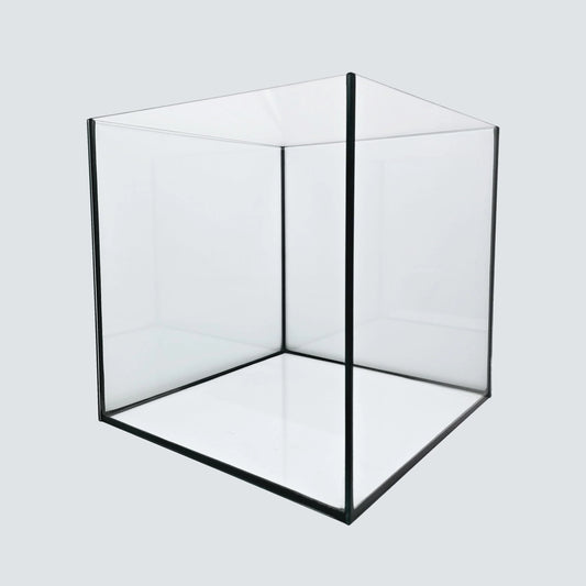 Aquarium 30x30x25cm Cube 22,5 Liter schwarz