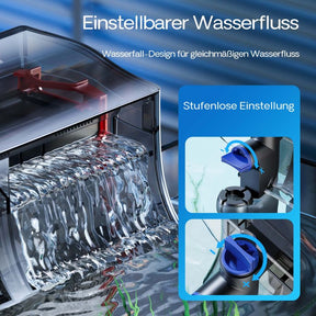 SunSun CBG-800 Hang On Filter mit UVC, 800 l/h, für Aquarien bis 190 Liter