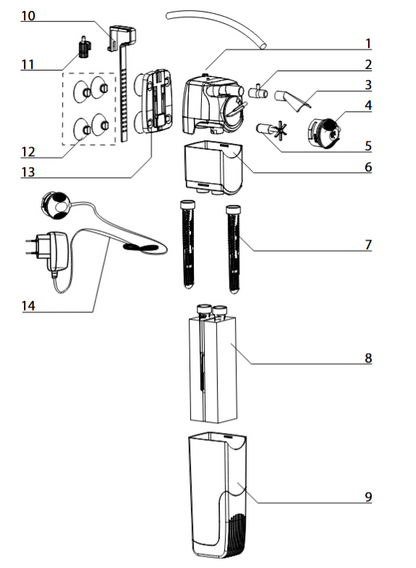 Aquael UNIFILTER UV-C – Ersatzteile und Zubehör