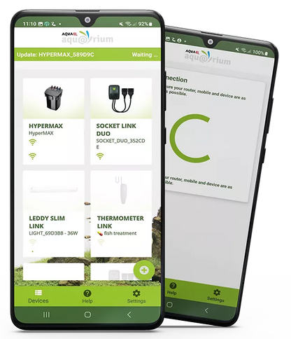 Aquael HYPERMAX LINK – App-Steuerung