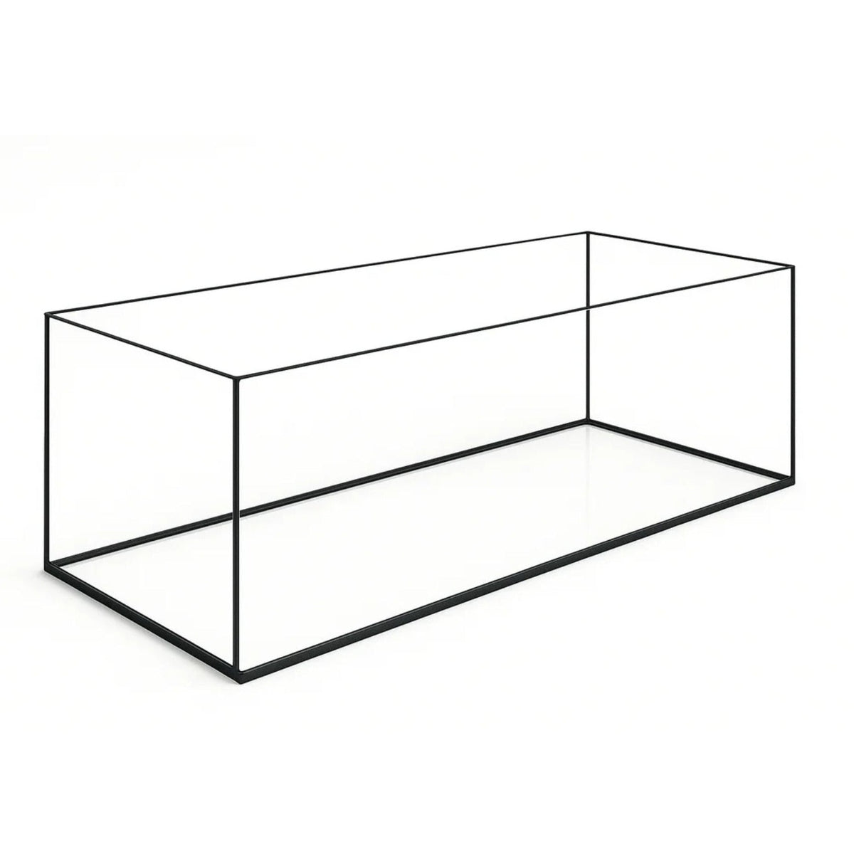 Aquarium 120x40x40cm 192 Liter schwarz Terra-Natur