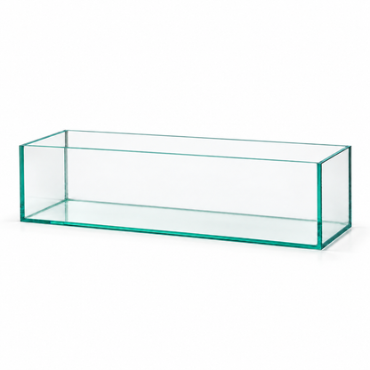 Aquarium 60x15x15 cm mit transparentem Silikon