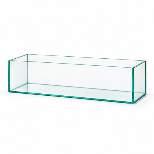 Aquarium 60x15x15 cm mit transparentem Silikon