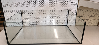 Aquarium 65×46×25 cm Floatglas 6 mm, Silikon schwarz – Ansicht 2
