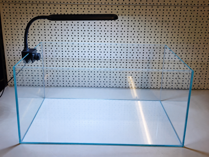 Aquarium 50×30×25 cm Optiwhite mit LED – Ansicht 2