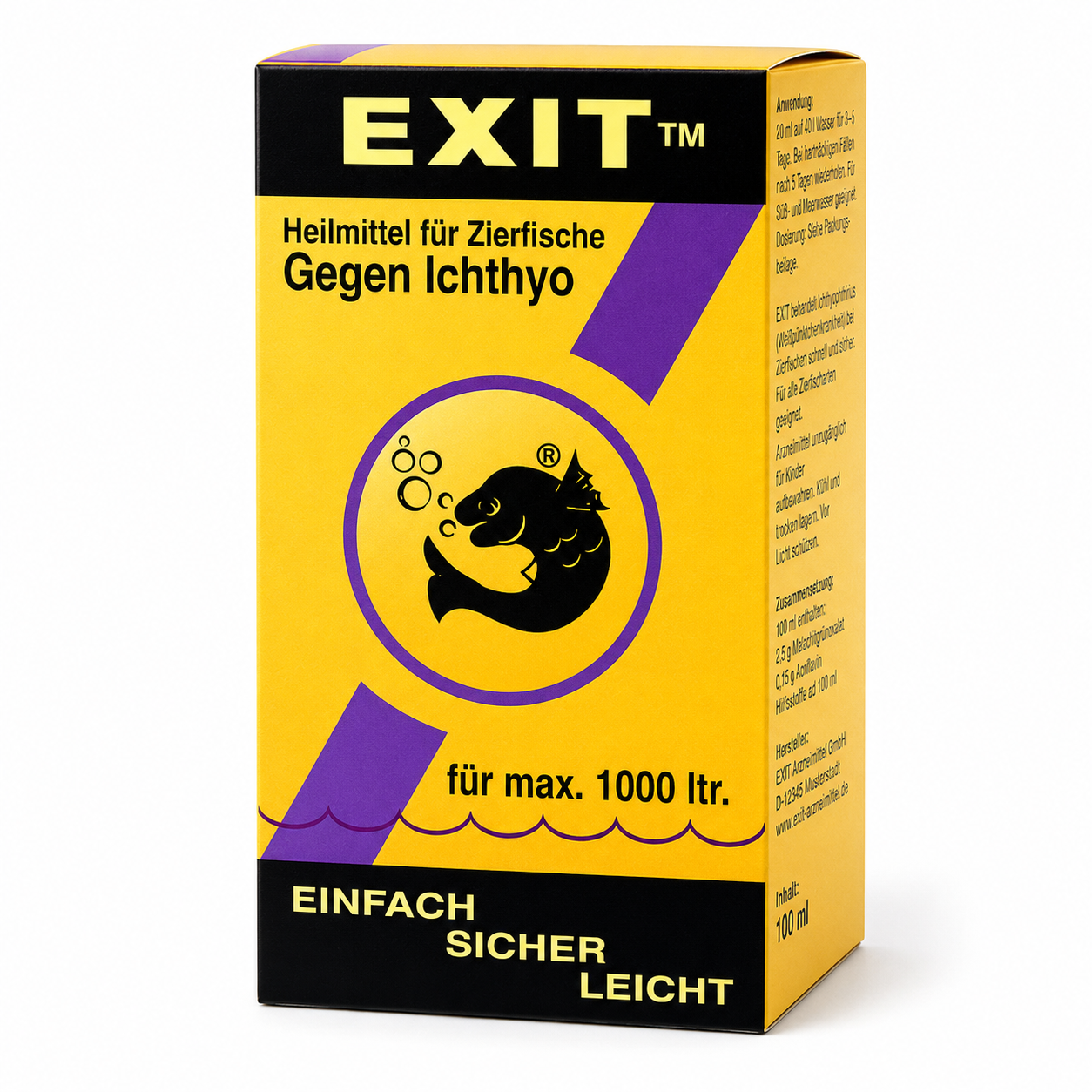eSHa Exit – Médicament contre l'ichtyophthiriose ou l'oodiniose