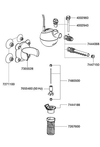 EHEIM Filterkorb / Ansaugkorb 7267600 – Original EHEIM