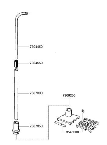 EHEIM Ansaugrohr anthrazit 7304450 – Original EHEIM