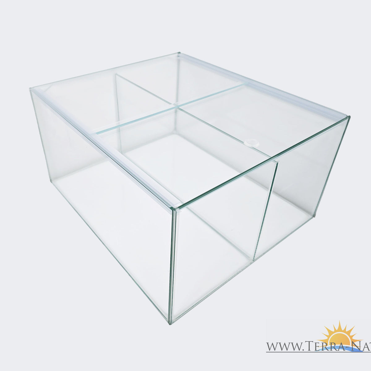 Aquarium 33x38x20cm pour étagère Kallax 25 litres transparent avec séparation