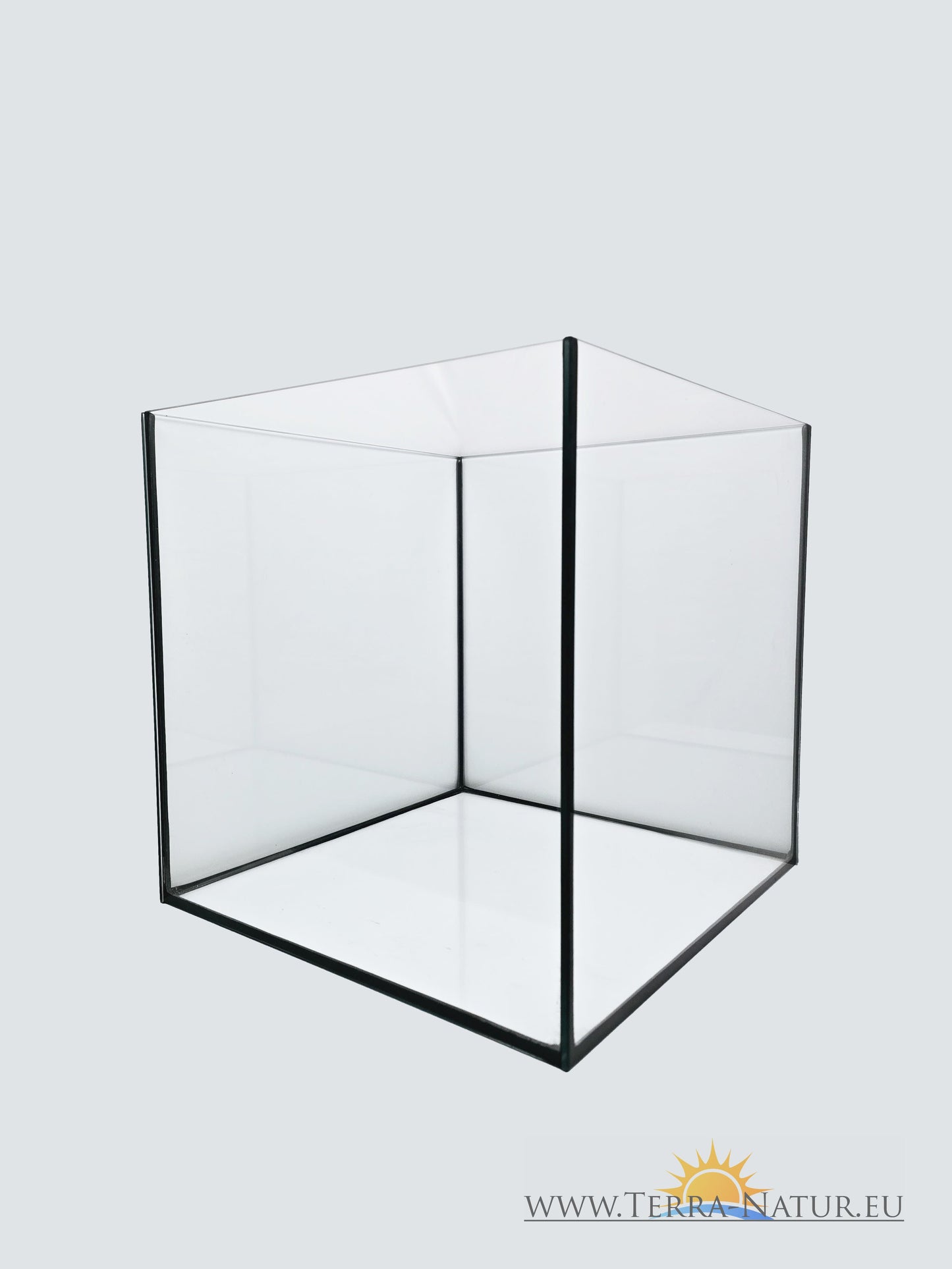 Aquarium 25x25x25cm Cube 15,6 Liter schwarz