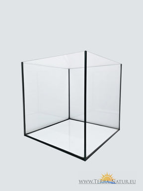 Aquarium 20x20x20cm Cube 8 Liter schwarz