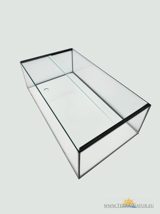 Aquarium 76x38x20cm für Kallax Regal 57,7 Liter schwarz