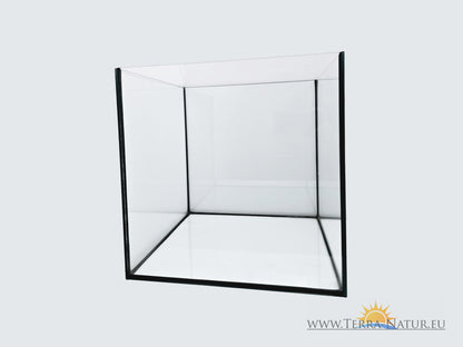 Aquarium 25x25x25cm Cube 15,6 Liter schwarz