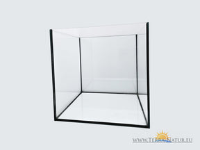 Aquarium 20x20x20cm Cube 8 Liter schwarz
