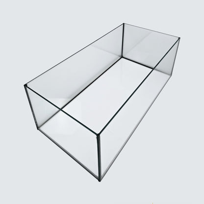 Aquarium 120x60x40cm / 288 Liter Schwarz Terra-Natur