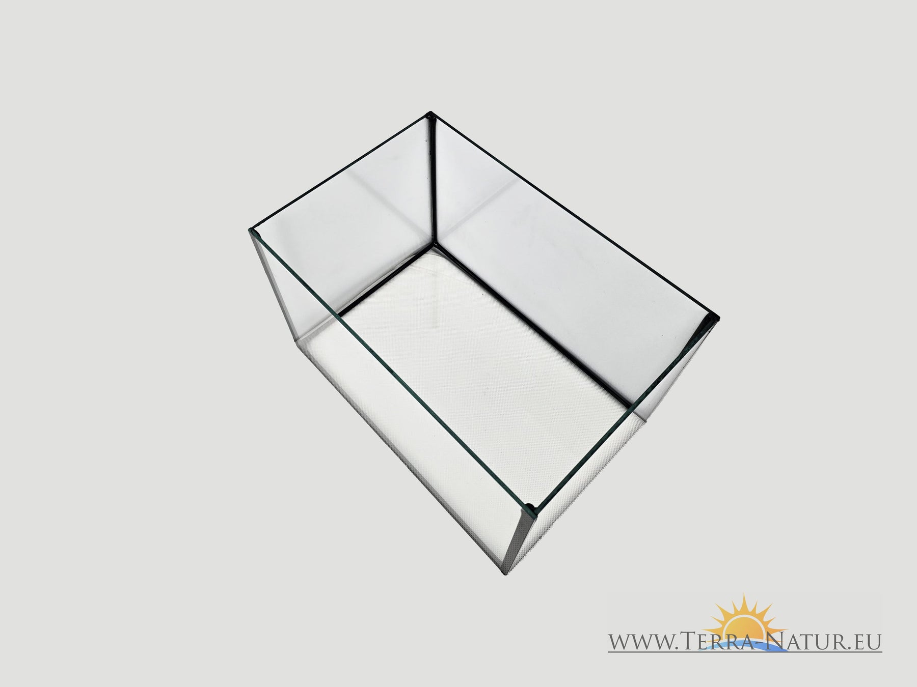 Aquarium 30x20x25cm / 15 Liter schwarz