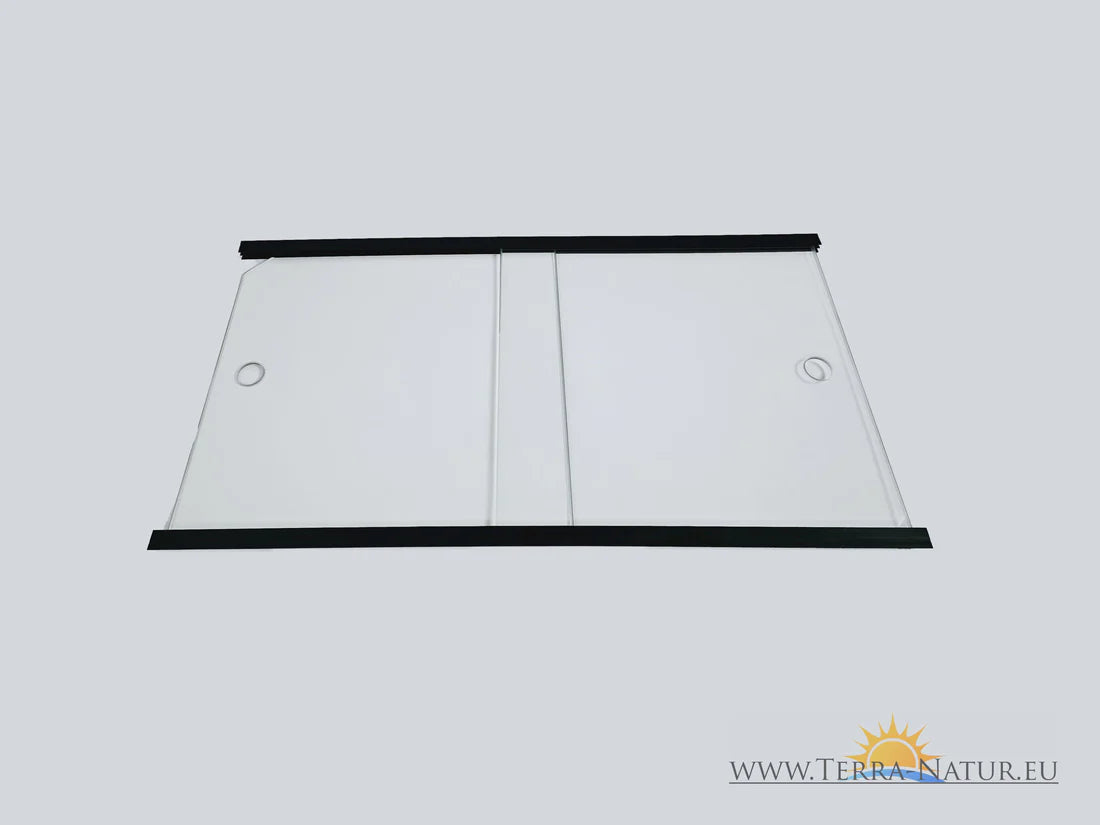 Aquarium 50x20x25cm / 25 Liter schwarz